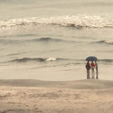 La poesía, el mar y la lluvia